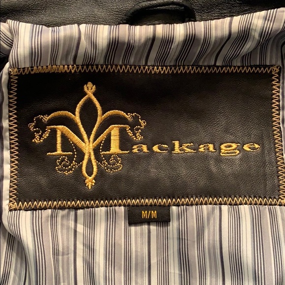 Mackage Motorcycle Style Leather Jacket - Picture 3 of 12